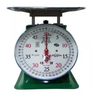 노점상 태광 지시저울 재래시장 접시저울 50kg(200g)