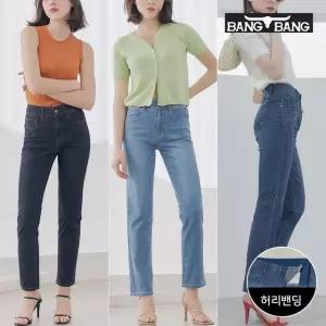[뱅뱅] 여성 썸머 라이크라 스트레치 데님 3종택1
