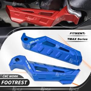 야마하용 Yamaha XP TMAX 560/530/500 Tech Max 바이크 오토바이 뒷좌석 발판 CNC 페달 액세서리 부품
