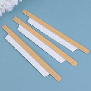 100pcs 크래프트 종이 씰링 스트립 철 와이어 클립 리본 가방 실러 커피 빵 곡물 저장