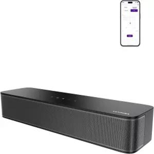 ULTIMEA 2.1ch TV용 서라운드 사운드 바 내장 서브우퍼 피크 파워 132W 앱 컨트롤 16인치 블루투스 5.4