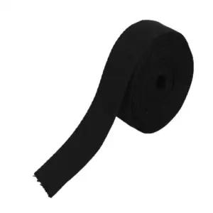 ( )웨이빙끈 블랙 38mm x 5m 면끈 파우치끈 가방손잡이 에코백손잡이