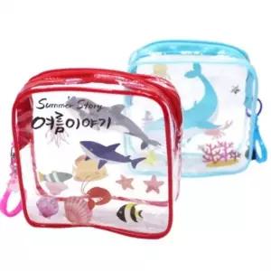 ( )여름 미니 투명 파우치 가방 키링 만들기 10인 세트