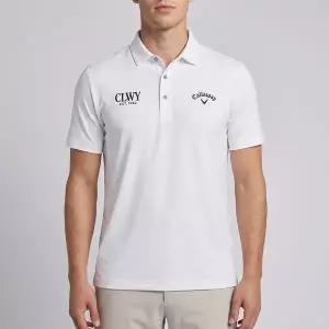 캘러웨이 26SS 하프 반팔티셔츠폴로 셔츠 C26134100-화이트 슬리브폴로 547951