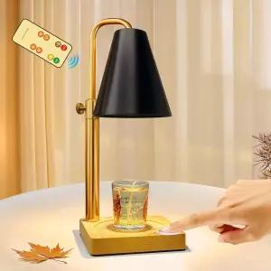 향이 나는 왁스를 위한 타이머 전기 워머가 장착된 JIMEI 캔들 램프 JAR 터치용 멜트 리모컨 조광 조절