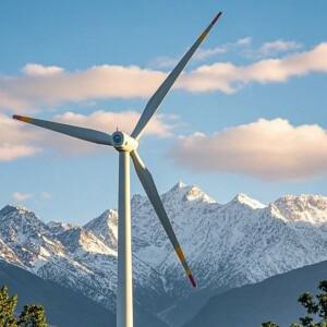 3KW 5KW 풍력 터빈 발전기 48v 96v 220v 380v 영구 자석 발전기 Maglev 가정용 오프 그리드 시스템이있는