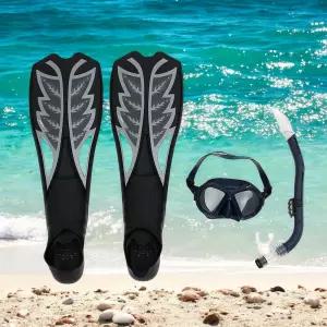 씨노엘 언더워터 오리발 스노클링 세트 265275mm 네이비 스노쿨링 오리발 세트 바다 수영 장비
