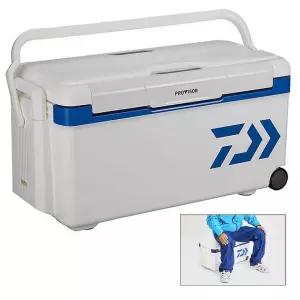 다이와 낚시 바퀴 아이스박스 35L 바다 선상 갯바위 참돔 오징어 갈치 풀치 보냉 쿨러