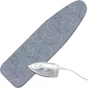 다림질 보드 커버 및 패드 표준 크기 15 * 54인치 추가 두꺼운 5mm 펠트 패딩과 간편한 고정 매직 테이프