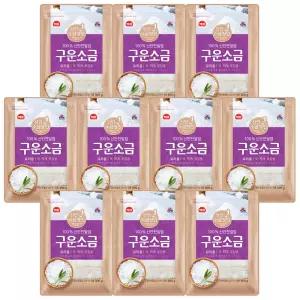 해표 100% 신안천일염 구운소금 300g x 10개 / 소금 조미료
