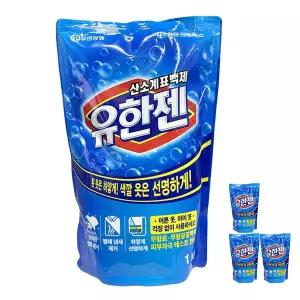 유한양행 유한젠 산소계 표백제 분말세제 1.4kg 4개