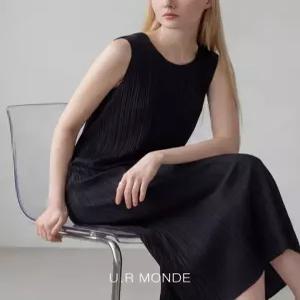 [유아몽드][에어컨원피스] 플리츠 주름 롱 원피스 민소매 7color