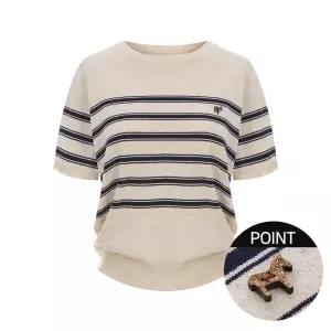 [S.페이지플린] 홀스스트라이프니트_S6BKN005A