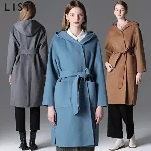 [리스트][리스트(LIST)] 벨티드 후드 핸드메이드 울코트