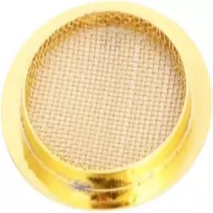 쉬폰에이드 메탈 기타 공진기 사운드 홀 커버 2.4인치 - 스크린 삽입 스피커 그릴 메쉬 도브로 부품 골드