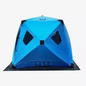큐브 텐트 원터치 얼음낚시 누빔 방풍 방수 야외 육각 호봉 바닥재 겨울용