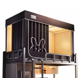 기숙사 이층 침대 벙커 텐트 숙소 암막 커튼 모기장