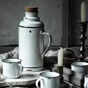 예쁜 머그 유리컵 에나멜 좋은 워터 용품 뚱뚱한 머그잔 글라스 주전자 선물세트 법랑컵 1 매우 두꺼운 2리터 5파운드 덕빌 쉘 +