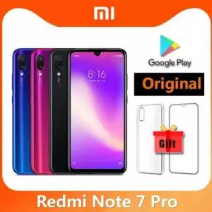 xiaomi호환 Redmi Note 7 기존 스마트폰 6GB Snapdragon 660AIE 안드로이드 휴대 전화 480MP 후면 카메라