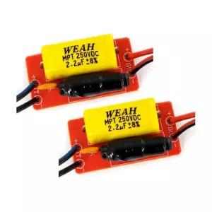 웨이 40W Hifi 고음 트위터 주파수 분배기 홈 카 스테레오 DIY 오디오 크로스 오버 필터 2 개