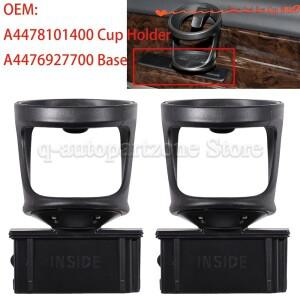 후방 3 열 컵 거치대 메르세데스 벤츠 W447 비토 V 클래스 2015-2020 홀더 음료 A4478101400 2 개