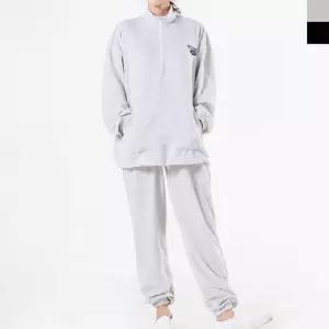 JJM-SS326 여자반집업맨투맨배기조거세트