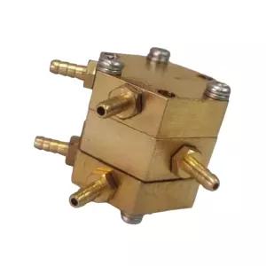 치과 의자 유닛을 위한 일반 프리미엄 워터 밸브 세트 5개의 연결부 설명된 대로