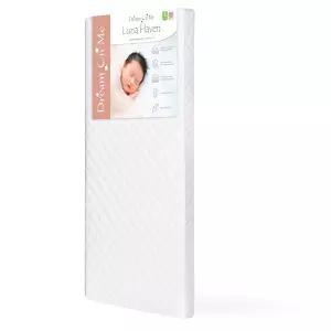 드림 온 미 루나 헤이븐 2인치 크래들 매트리스 방수 커버 섬유 코어 그린가드 골드 인증 미국산