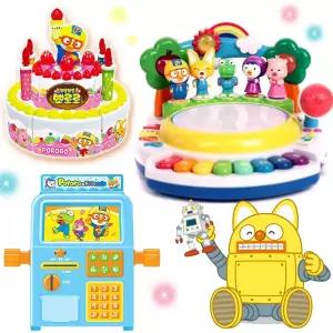 뽀로로코인노래방 빙글빙글춤추는노래방 생일케이크