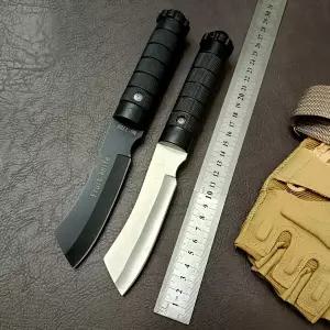 호환  야외용 칼 직선 칼 캠핑용 고경도 강 전술 생존 낚시 칼