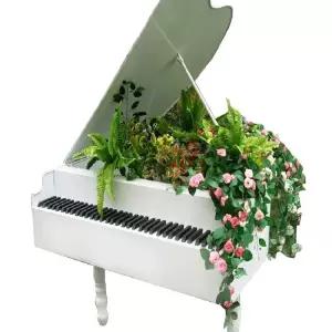 피아노 모형 가짜 장식 그랜드피아노 모델 정원 꾸미기 야외