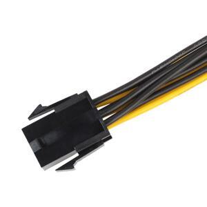 라이저 카드 확장 포트 어댑터 PCI-E 6핀-듀얼 8핀 전원 분배기 케이블 그래픽 익스프레스