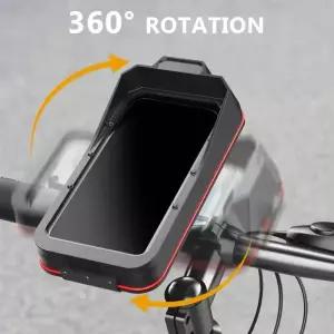 터치스크린 자전거 스쿠터 핸들바 폰 케이스 가방 방수 오토바이 MTB 휴대폰 거치대 스탠드 퀵 락 릴리즈