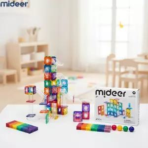 미디어 마그네틱 마블런 컬러 타일 유아 자석 장난감 구슬길 만들기 자석블럭 100pcs