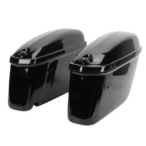 오토바이 하드 새들백 사이드 박스 22L 트렁크 수납 장치 및 장착 키트 스즈키 교체용