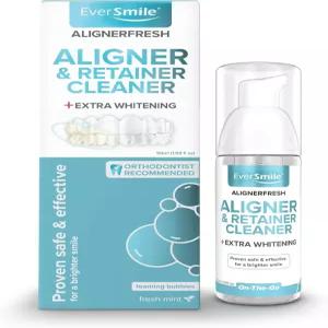 에버스마일 얼라이너프레시 엑스트라 화이트닝 폼 u2013 모든 클리어 얼라이너 및 리테이너와 호환되는