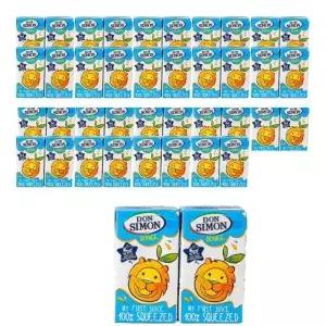 돈시몬 100 NFC 착즙 오렌지주스 125ml x40팩 어린이음료 아기주스