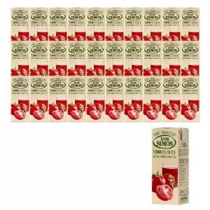 돈시몬 100 NFC 무설탕 착즙주스 토마토 200ml x30팩 과일주스