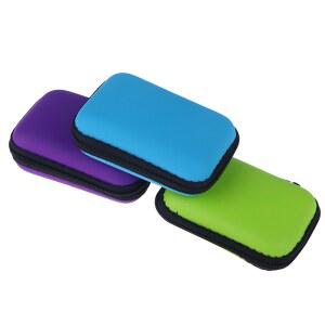 1PC 데이터 케이블 보관 포장 EVA 이어폰 가방 상자 와이어 지퍼 마우스 충전