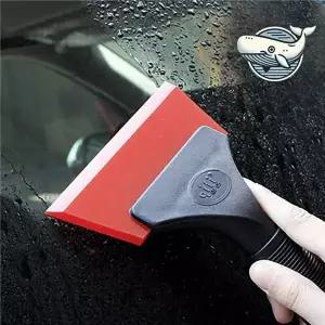 [RIZPICK]차량 썬팅 고무헤라 우레탄 스크래퍼 레드 색상