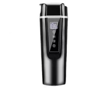 스마트 차량용 전기포트 커피포트 온수 보온병 가열 대용량 보온 온도조절 보온컵 휴대용