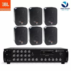JBL 컨트롤1프로+BBK600U 앰프 풀세트 업소용 매장 카페 고출력 음향패키지