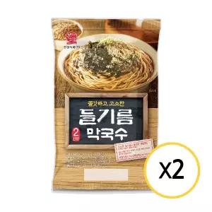 한일식품 본고장 들기름 막국수 2인 334g x 2개