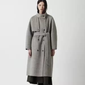 [ZOOC]알파카 블렌디드 롱 코트