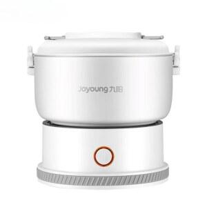 1.2L 대용량 전기 밥솥 멀티 쿠커 1인 가구 라면 포트, 휴대용 여행용 캠핑용 눌러붙지 않는 코팅 세척 간편 다용도 찜기