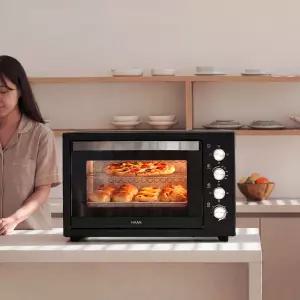 HAAN 듀얼플레이트 듀얼히팅 더넓어진 대용량 컨벡션오븐 80L/대형오븐 업소용 가정용전기오븐