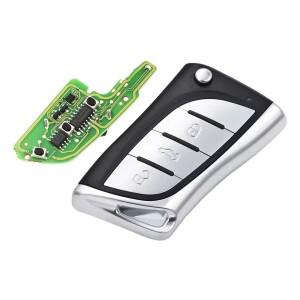 5개 Xhorse XELEX0EN 슈퍼 리모컨 (도요타/렉서스 플립 3버튼용) 내장 칩 VVDI2/VVDI MINI 키 툴 맥스용