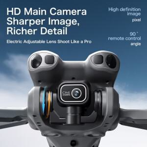 2026 GT50 프로 드론 스크린 리모컨 8K 카메라 브러시리스 플립 접이식 쿼드콥터 RC 장난감 어린이 선물