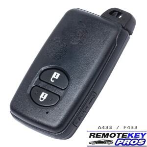 DIYKEY A433 / 스마트 리모컨 키 토요타 프리우스 IQ 프라도 벤자 랜드크루저 LC150 코롤라 베르소 아벤시