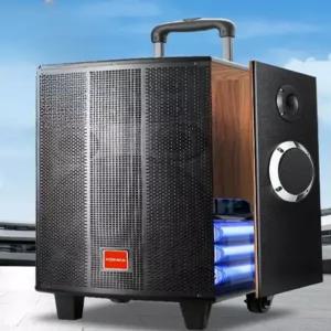 블루투스 앰프 이동형 노래방 야외공연 댄스 마이크 오디오 믹서